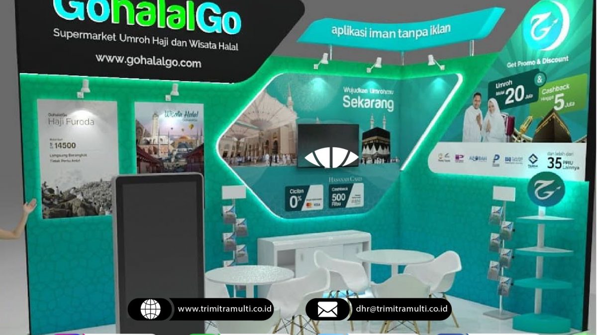 Booth pameran GohalalGO