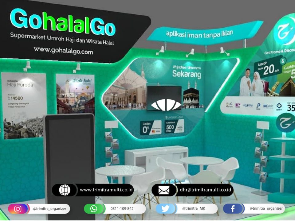 Booth pameran GohalalGO