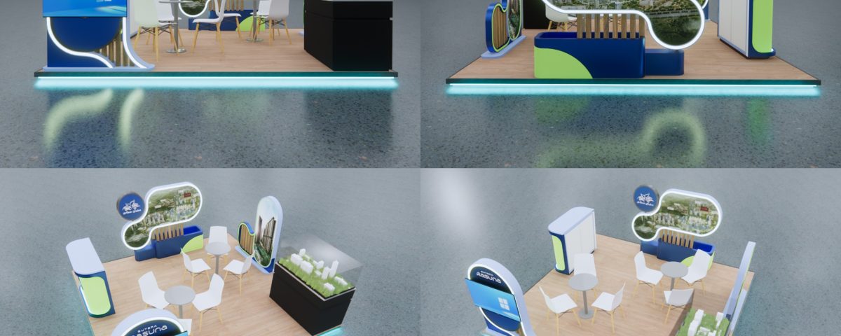 Booth Pameran 3x3 | Jasa Pembuatan Booth PT Trimitra Multi Kreasi