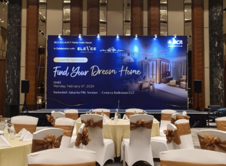 Pembuatan Backdrop Alam Sutera